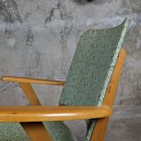 Fauteuil pied compas scandinave