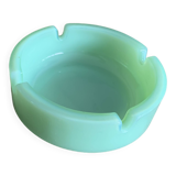 Jade green opaline vintage ashtray