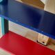 wooden wall shelf multicolor pencils Pierre Sala