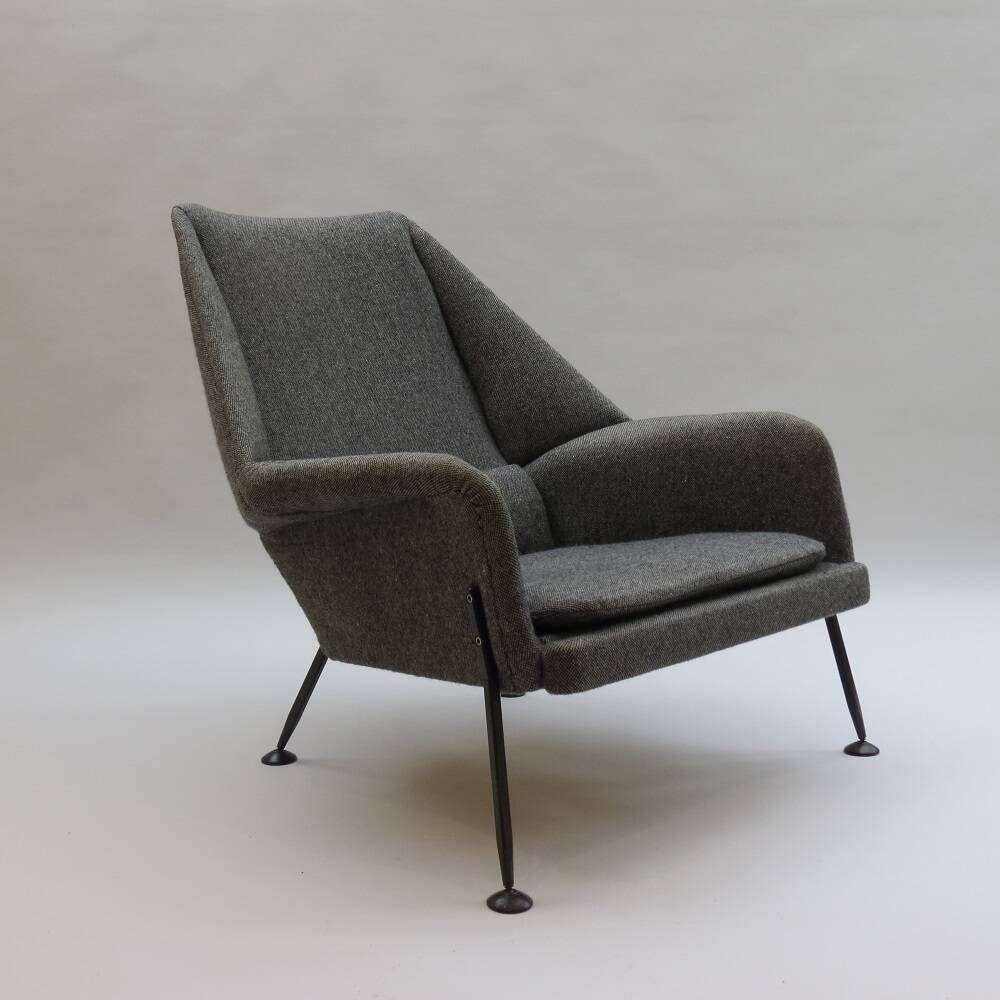 Original1950s Heron Chair by Ernest Race Mid century Modern Armchair