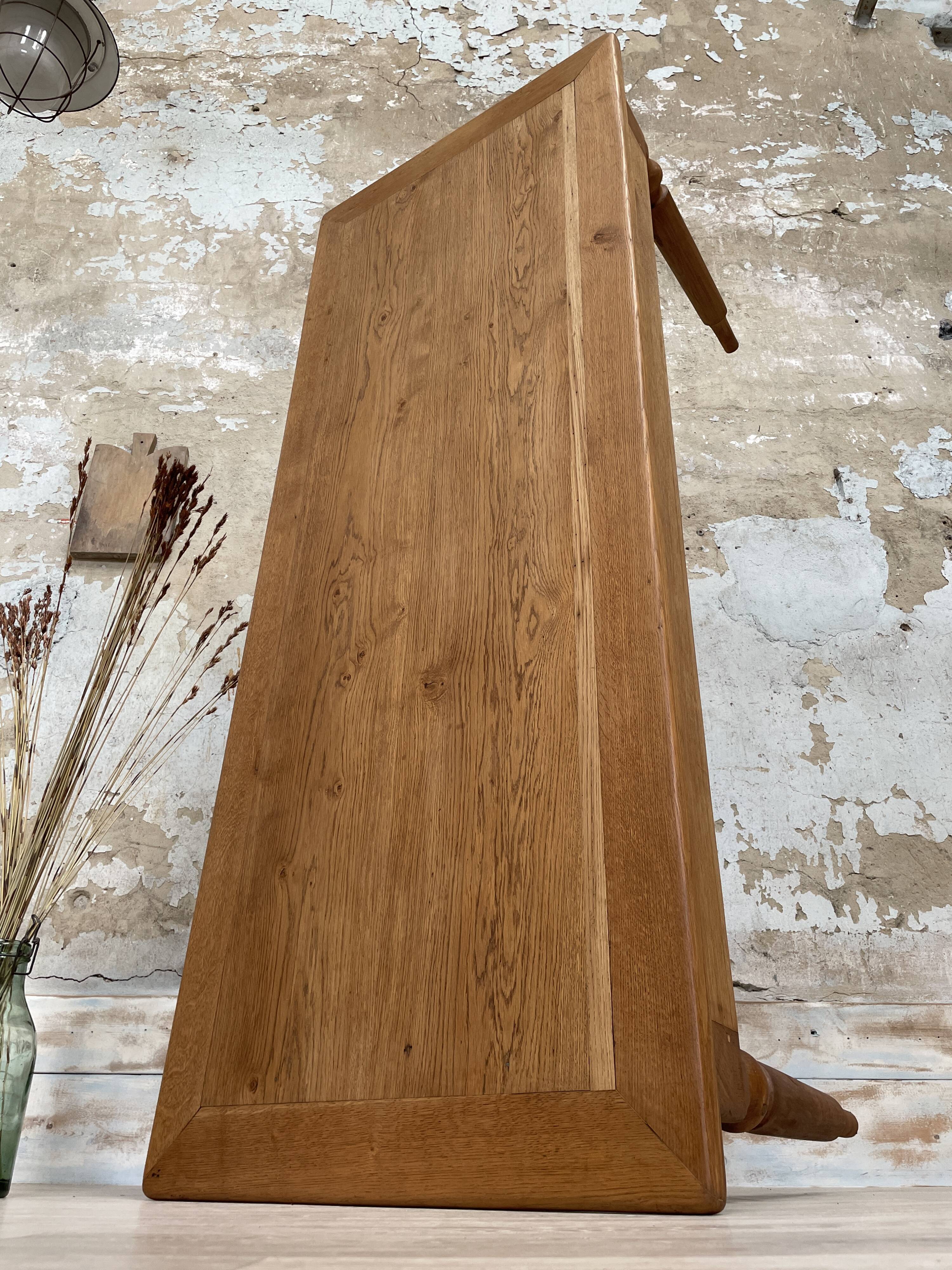 Solid wood farmhouse table