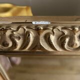 vintage beveled gold mirror