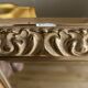 vintage beveled gold mirror