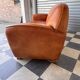 Canapé club vintage en cuir