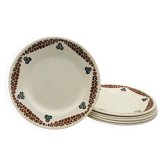 6 flat plates, FN Givors – France. Model Yvette.