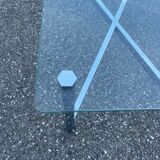 Chrome coffee table from the 70s