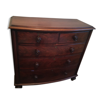 English chest of drawers  Victorian mahogany period