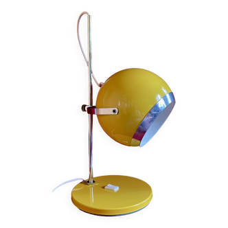 Grande lampe eye-ball des années 70, vintage