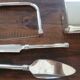 Butter maker together foie gras and cheese and picks up silea crumbs