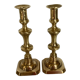 Pair of brass candlesticks
