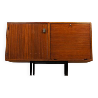 Enfilade Jacqueline Lecoq & Antoine Philippon en acajou, 1960
