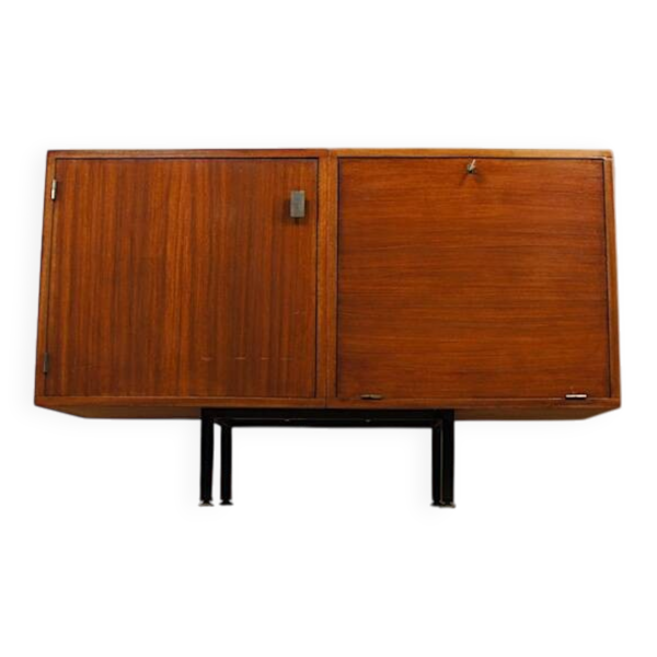 Enfilade Jacqueline Lecoq & Antoine Philippon en acajou, 1960