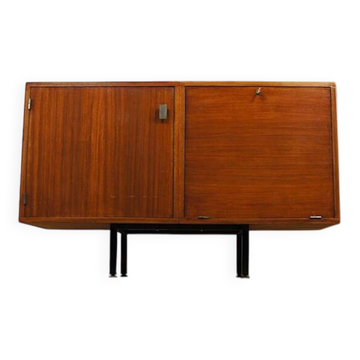 Enfilade Jacqueline Lecoq & Antoine Philippon en acajou, 1960