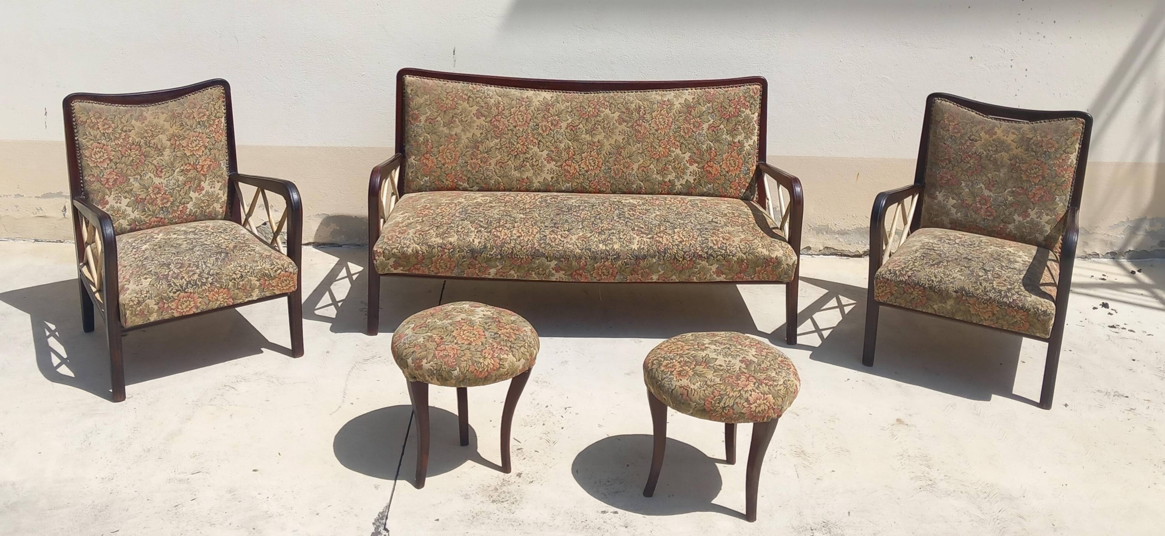 Living Room Set by Borsani, 1960s