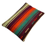 Vintage turkish kilim cushion cover, 30 x 50 cm