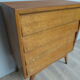 Commode vintage chêne pieds compas