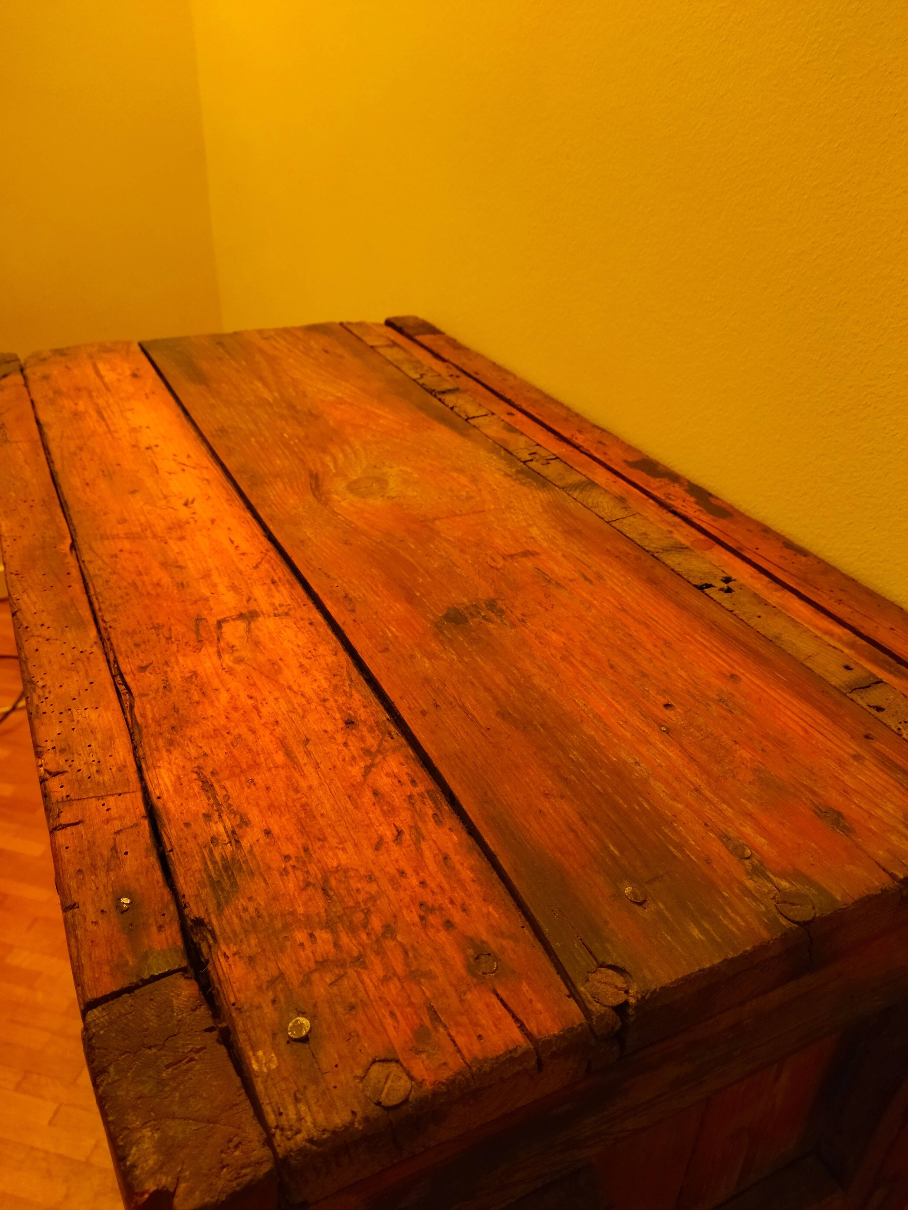 Handmade workbench (60s) solid wood