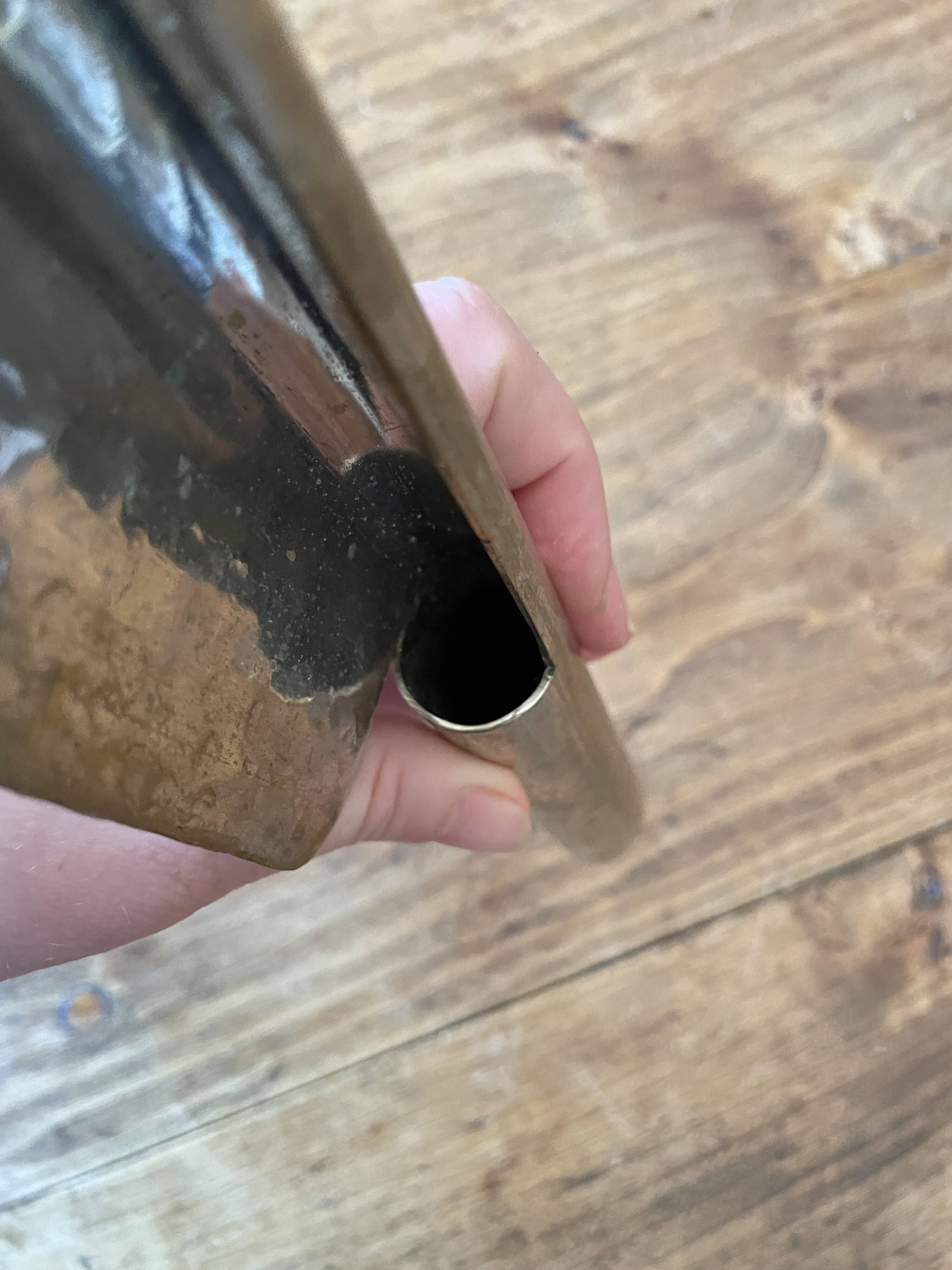 Metal crumb catcher - vintage old