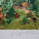Yvonne Cheffer Delouis: The Garden in Spring, original signed lithograph