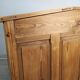Striped pine office counter