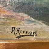 Tableau ancien huile sur toile