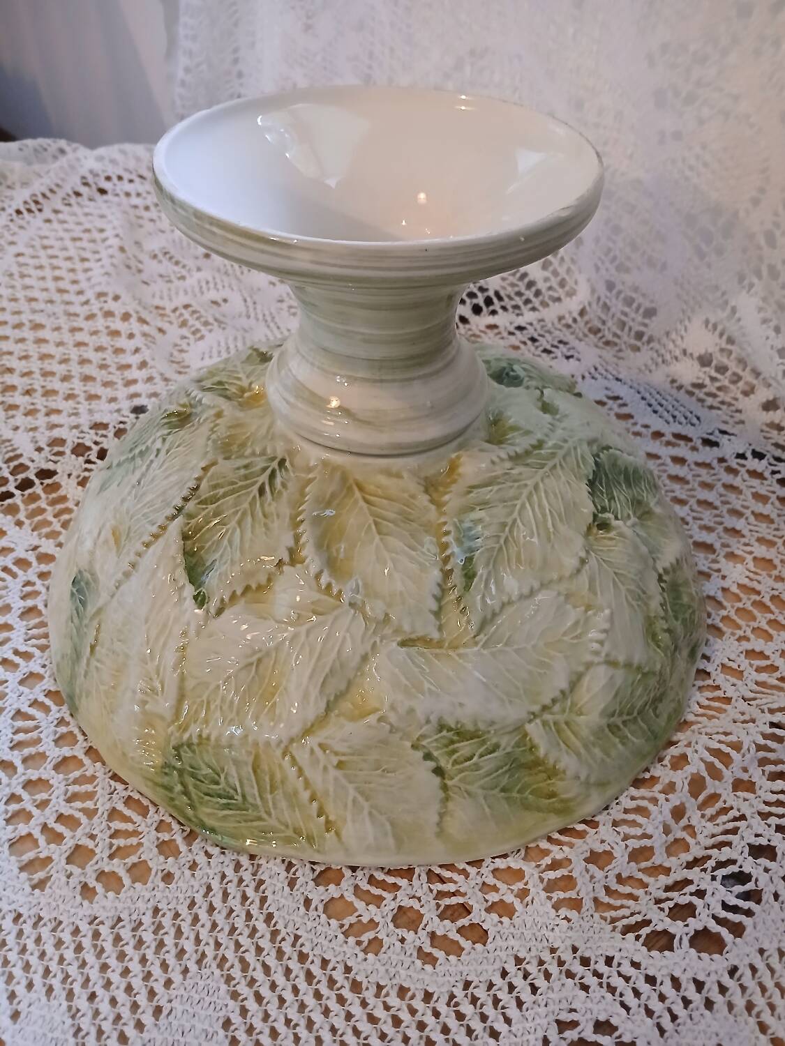 Antique fruit bowl in slip