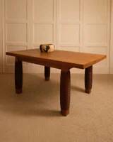 Sculptural wooden table