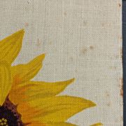 Vintage painting on linen "The Sunflowers" by Irmgard Gutsche 60s/70s