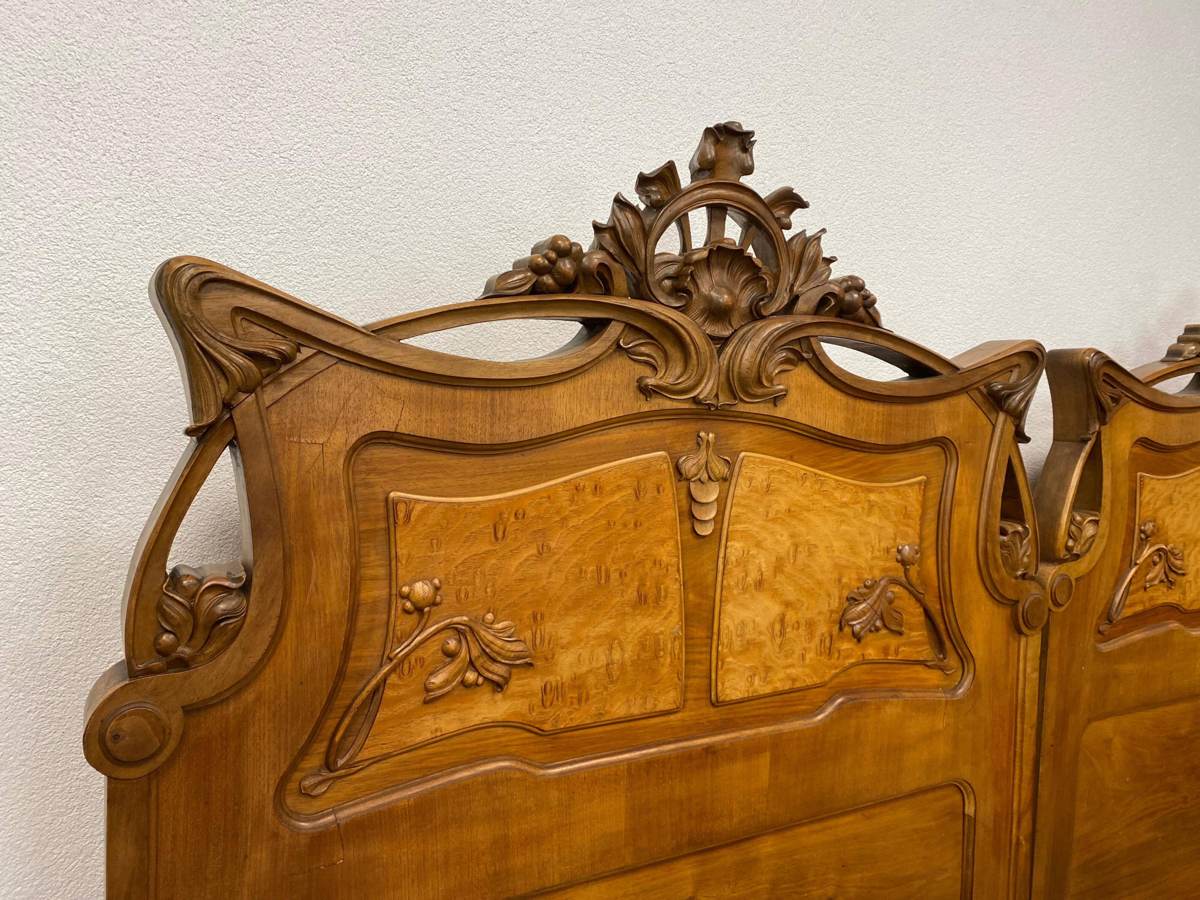 Art Nouveau bedroom set by Louis Majorelle