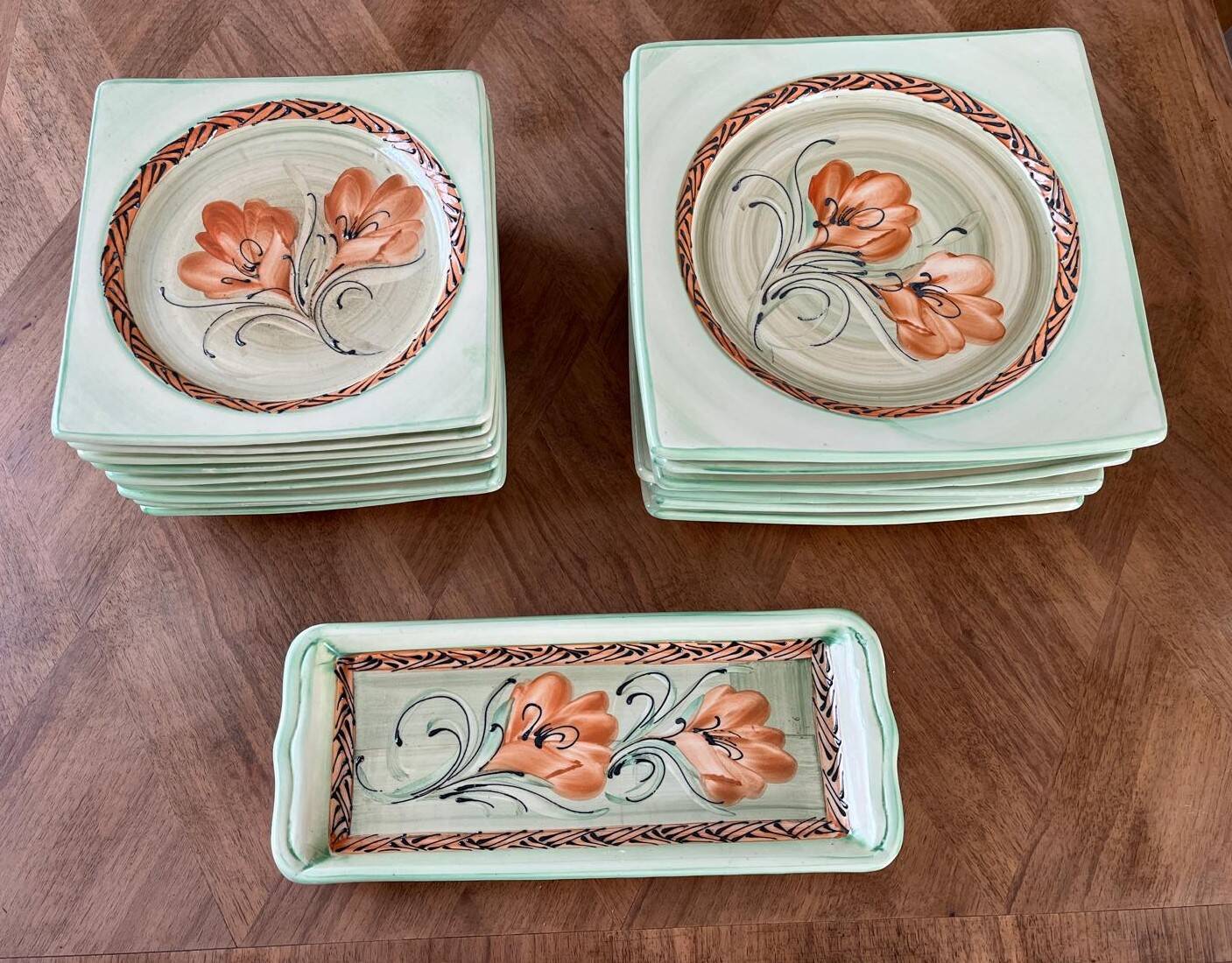 Service de 17 pièces Vallauris vintage (1960-1970)