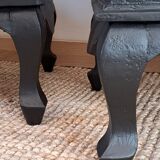 Pair of stylish bedside tables