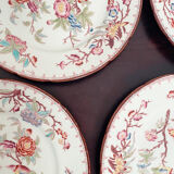 4 plates Sarreguemines late nineteenth