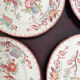 4 assiettes Sarreguemines fin XIXe