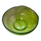 Saladier en verre vert