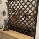 Art deco walnut claustra