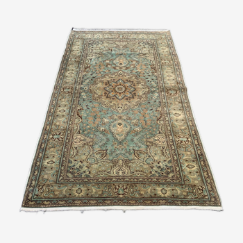 Tapis turc vintage 205x120 cm tapis minable anatolie centrale moyenne