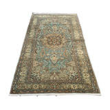 Vintage turkish rug 205x120 cm shabby carpet central anatolian medium