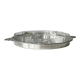 Vintage glass compartment aperitif platter