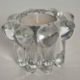 Vintage glass candle holders
