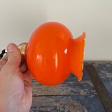 Vintage lamp in orange