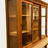 Two-body store window Solid Oak 20th century Buffet Table
