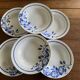 Hollow plates ceranord saint amand blue flower