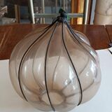 Lampe en verre soufflé de Murano du début des années 1900