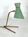 Mid-century Stilnovo brass orientable table or wall lamp from 50s