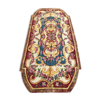 Tapis ancien savonnerie espagne fait main 275x555 cm