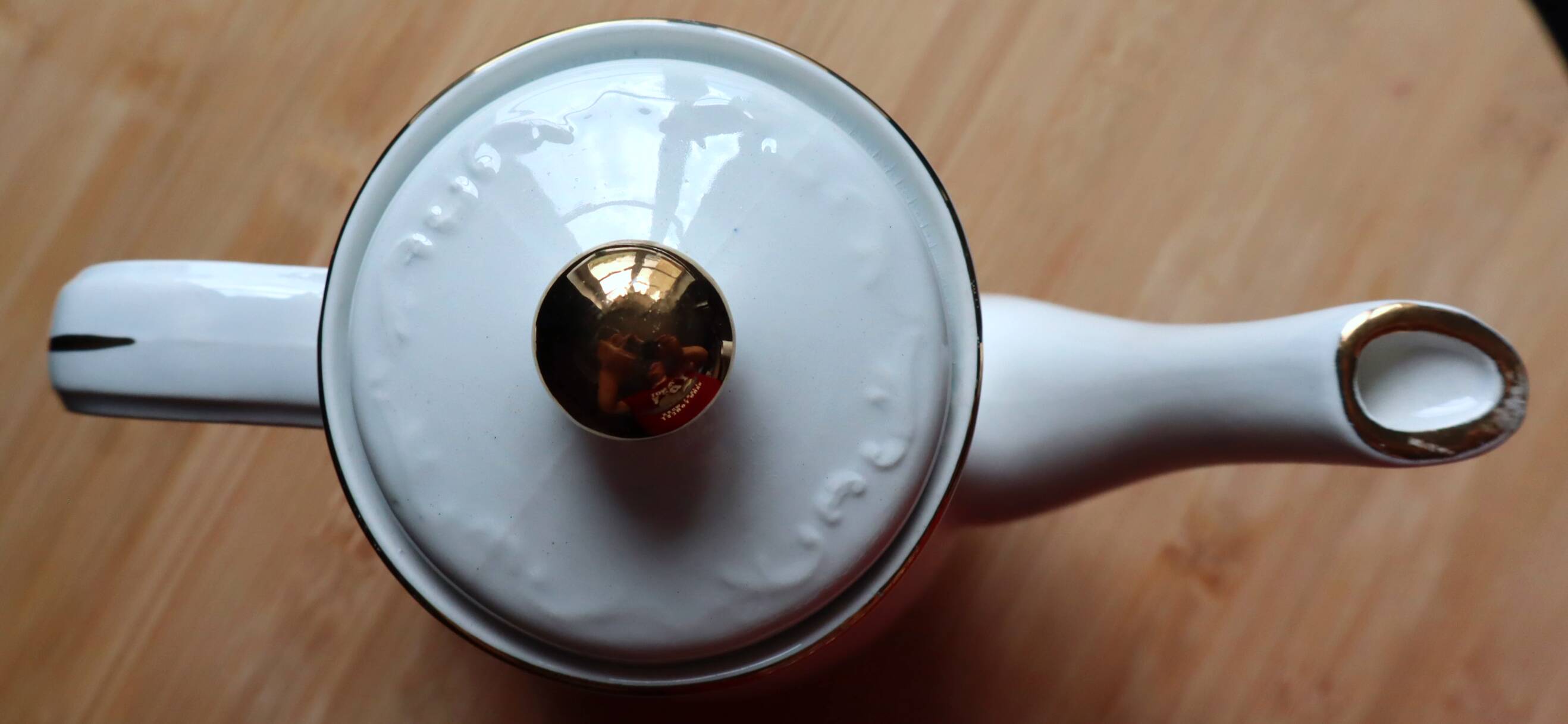 Grande cafetière / théière ancienne "Sens" - Digoin & Sarreguemines