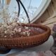 Vintage bamboo basket