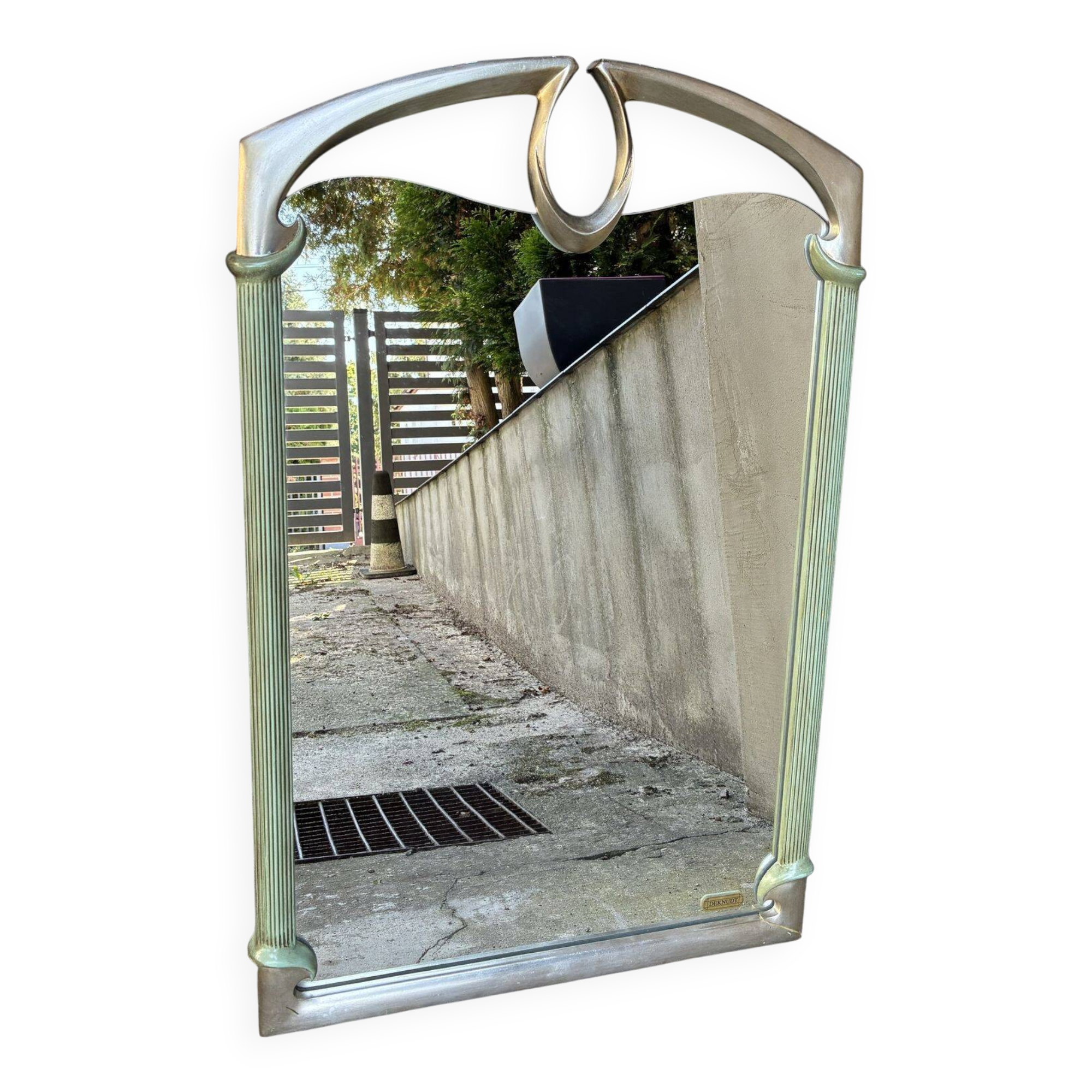 DeKundt Hollywood Regency wall mirror, Belgium, 1980s