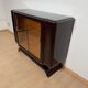 Art Deco Sideboard with Vitrine in Macassar Ebony & Maple, Paris, 1930s