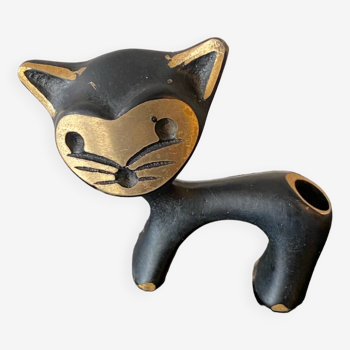 Vintage cat pen holder by walter brosse for herta baller